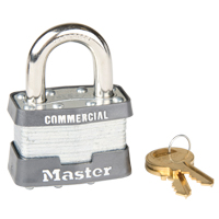 Pin Tumbler Padlock, Keyed Alike, Laminated Steel, 1-3/4" Width Distribution Élite MP