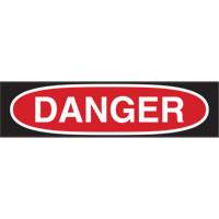 "Danger" Sign, 7" x 10", Polystyrene, English Distribution Élite MP