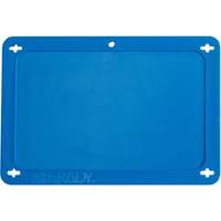 &eacute;tiquette vierge pour vanne, Plastique, 4-3/4" la x 3-1/4" h Distribution Élite MP