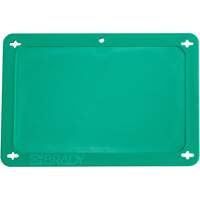 &eacute;tiquette vierge pour vanne, Plastique, 4-3/4" la x 3-1/4" h Distribution Élite MP