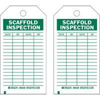 &eacute;tiquettes de rapport d'inspection, Polyester, 4" la x 7" h, Anglais Distribution Élite MP