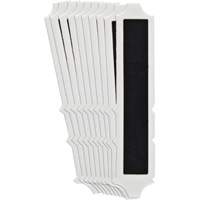 &eacute;tiquettes de lettres et chiffres gothiques individuels Quick-Align, I, 4" h, Noir Distribution Élite MP