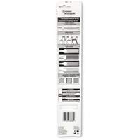 Lime d'affûtage, Plat, 8", Simple/double Distribution Élite MP