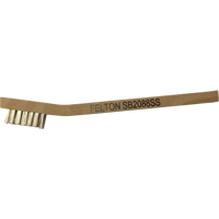 Petites brosses de nettoyage, Acier inoxydable, 3 x 7 rangs de fils, Longueur 7-3/4" Distribution Élite MP