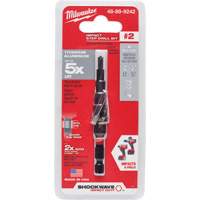 Foret &eacute;tag&eacute; #2 Shockwave Impact Duty, 3/16" - 1/2", Incr&eacute;ments de 1/16", Titane Distribution Élite MP