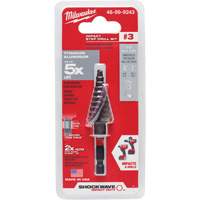 Foret &eacute;tag&eacute; #3 Shockwave Impact Duty, 3/16" - 3/4", Incr&eacute;ments de 1/16", Titane Distribution Élite MP