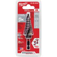 Foret &eacute;tag&eacute; #8 Shockwave Impact Duty, 1/2" - 1", Incr&eacute;ments de 1/16", Titane Distribution Élite MP