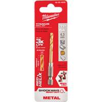 Foret Shockwave, 11/64", Titane, Cannelure 1-3/32", Pointe de 135° Distribution Élite MP