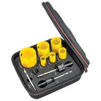 Plumber's Deep Cut Hole Saw Kit, 10 Pieces Distribution Élite MP