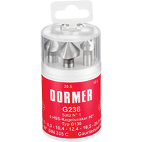 Jeu de fraises coniques 90°, 6 morcea Distribution Élite MP