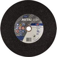 Metal A Chop Saw Cut-Off Wheel, 14" x 3/32", 1" Arbor, Type 01/41, Aluminum Oxide, 4365 RPM Distribution Élite MP