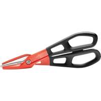 13" Serrated Aluminum Tinner Snip with Dipped Handle, 3" Cut Length, Straight Cut Distribution Élite MP