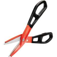 13" Serrated Aluminum Tinner Snip with Dipped Handle, 3" Cut Length, Straight Cut Distribution Élite MP