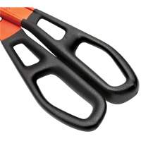 13" Serrated Aluminum Tinner Snip with Dipped Handle, 3" Cut Length, Straight Cut Distribution Élite MP