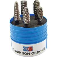 Shipyard Cut Carbide Bur Set, 5 Pieces Distribution Élite MP