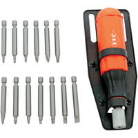 15-Piece Multi-Bit Screwdriver Set, Plastic Handle Distribution Élite MP