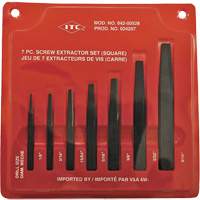 ISE-7 7-Piece Square Screw Extractor Set, For Screw Size 1/8" - 9/16" Distribution Élite MP