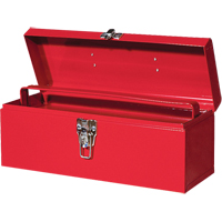 ATB100 Portable Tool Box with Metal Tool Tray, 6" D x 16" W x 6-1/2" H, Red Distribution Élite MP