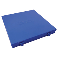 Slim Metal Box, 10-1/2" D x 9-1/4" W x 1-1/4" H, Blue Distribution Élite MP