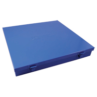 Slim Metal Box, 12" D x 11-1/2" W x 1-3/4" H, Blue Distribution Élite MP