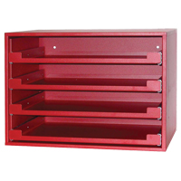 Compartment Rack, 15" D x 21" W x 15" H, Red Distribution Élite MP