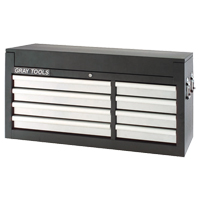 Coffre sup&eacute;rieur - 8 tiroirs, 41-1/2" la, 8 tiroirs, Noir Distribution Élite MP