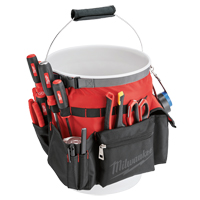 Bucket Organizer Bag, 10" L x 10" W x 13-1/2" H, Nylon, Red Distribution Élite MP