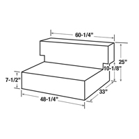 Steel Fuel Transfer Tank, Steel, 100 Gal. Capacity, Black Distribution Élite MP