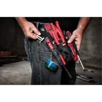 Compact Utility Pouch, Multiple Tool Holder, Nylon, 7 Pockets Distribution Élite MP