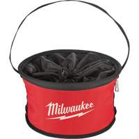Parachute Organizer Bag, 11-4/5" L x 11-4/5" W x 11" H, Nylon, Black/Red Distribution Élite MP