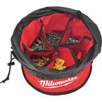 Parachute Organizer Bag, 11-4/5" L x 11-4/5" W x 11" H, Nylon, Black/Red Distribution Élite MP