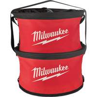 Parachute Organizer Bag, 11-4/5" L x 11-4/5" W x 11" H, Nylon, Black/Red Distribution Élite MP