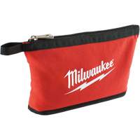 Zipper Pouch, Canvas, 1 Pockets, Black/Red Distribution Élite MP