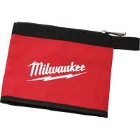 Multi-Size Zipper Pouches - Set of 3, Canvas, 3 Pockets, Black/Red Distribution Élite MP