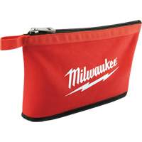 Coloured Zippered Pouches - Set of 3, Canvas, 3 Pockets, Black/Red Distribution Élite MP