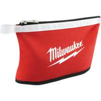 Coloured Zippered Pouches - Set of 3, Canvas, 3 Pockets, Black/Red Distribution Élite MP