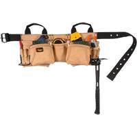 Carpenter's Tool Belt, Leather, Tan Distribution Élite MP