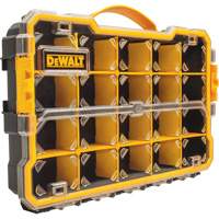 Organisateur avec compartiments PRO, 11" la x 17-5/8" p x 2-7/8" h, Noir/Jaune Distribution Élite MP