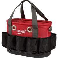 Utility Oval Bag, Ballistic Nylon, 24 Pockets, Black/Red Distribution Élite MP