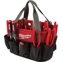 Utility Oval Bag, Ballistic Nylon, 24 Pockets, Black/Red Distribution Élite MP
