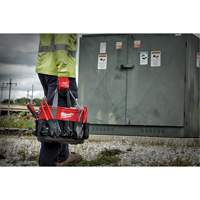 Utility Oval Bag, Ballistic Nylon, 24 Pockets, Black/Red Distribution Élite MP