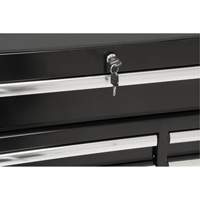 Chariot &agrave; outils industriel, 11 tiroirs, 41" la x 18-3/4" p x 39-1/3" h, Noir Distribution Élite MP