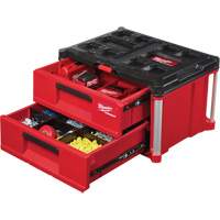 Boîte &agrave; outils avec 2 tiroirs Packout, 16-1/3" x 14-1/3" x 22-1/5", Rouge Distribution Élite MP