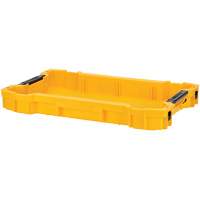 Plateau d'outils peu profond ToughSystem, 18-2/5" x 12" x 2-1/3", Jaune Distribution Élite MP