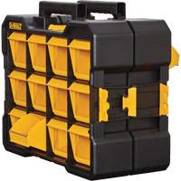 Organisateur Flip-Bin, 3-7/8" la x 17-3/4" p x 13-7/8" h, Noir/Jaune Distribution Élite MP