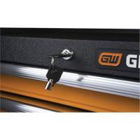 GSX Series Tool Chest, 26" W, 4 Drawers, Black/Orange Distribution Élite MP