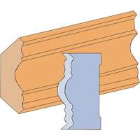 Jeu de couteaux pour moulage en forme d'anse de fantaisie Distribution Élite MP