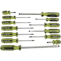 JHMSS-13 Jumbo Handle Mechanic's Screwdriver Set, 13 Pcs., Magnetic Distribution Élite MP