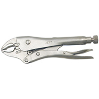 Super Heavy-Duty Locking Pliers with Cutter, 5" Length, Curved Jaw Distribution Élite MP