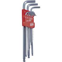 JBHK-9XL Extra Long Ball Nose Hex Key Set, 9 Pcs., Imperial Distribution Élite MP